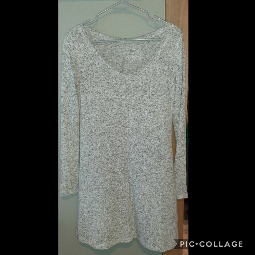 Long sleeve sweater dress